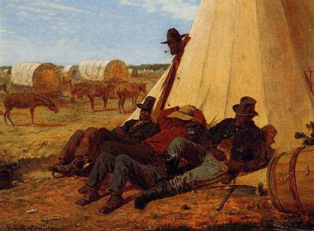 (image for) Handmade oil painting Copy paintings of famous artists Winslow Homers Paintings The Bright Side 1865